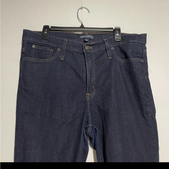 J.Crew Mercantile Skinny Jeans Women's 33 Dark Wash blue denim stretch - Picture 3 of 8